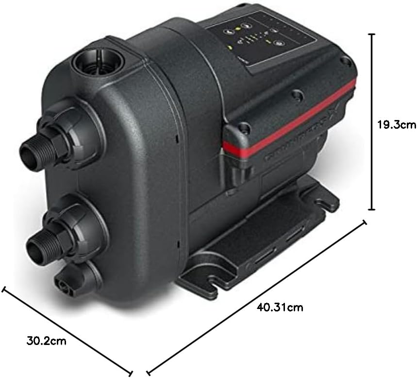 Grundfos SCALA2 Druckluftpumpe – Wasserpumpe, 0,55 kW, selbstansaugend bis zu 4 m³/h, einphasig, 220