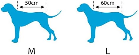 Leichter, luftiger, aktiver Sitz für volle Bewegungsfreiheit, kühlender Hundemantel, Grösse M Blue M