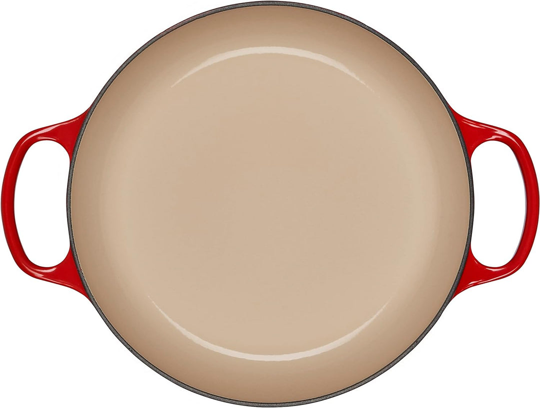Le Creuset Signature Gusseisen Gourmet-Profitopf, Rund, Ø 26 cm, 2,2 l, Für alle Herdarten inkl. Ind