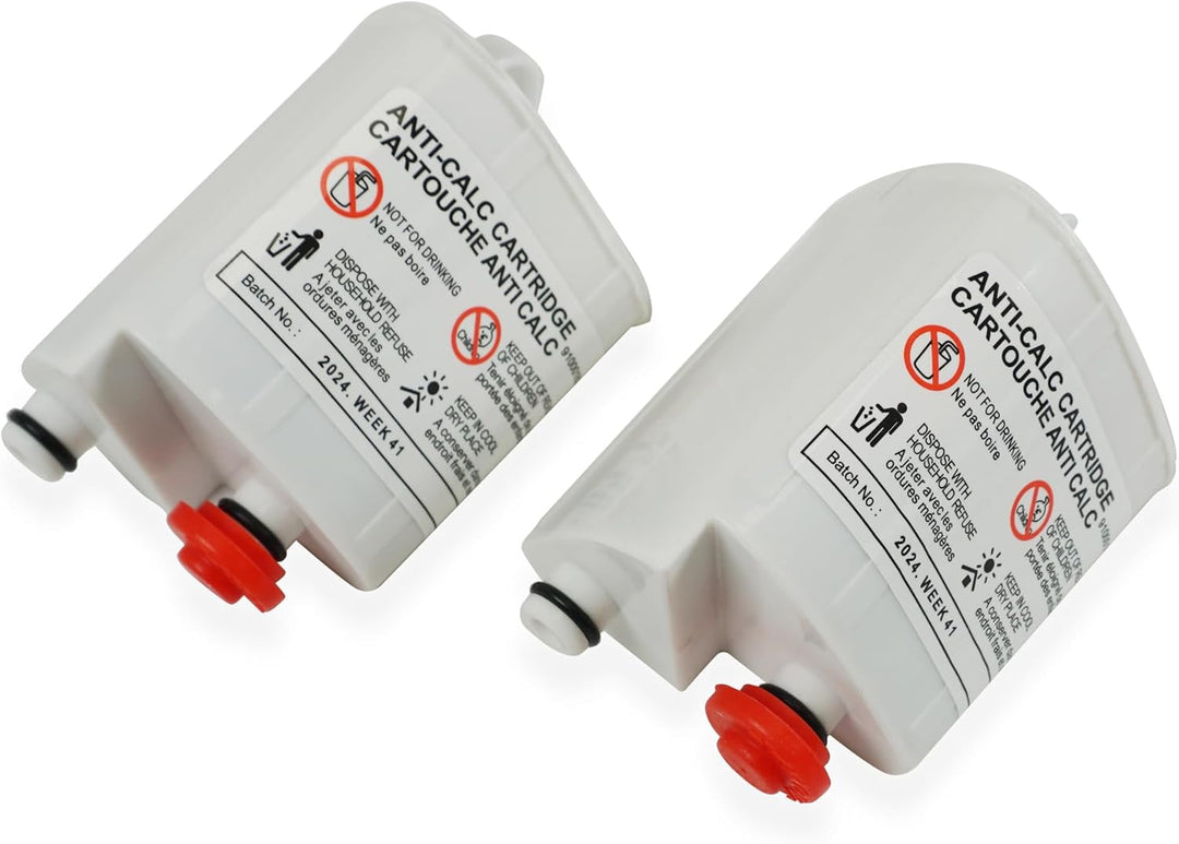 Distri+ - 2 x Antikalk-Filterkartusche für Dampfbügelstationen - kompatibel mit Rowenta, Calor, Tefa