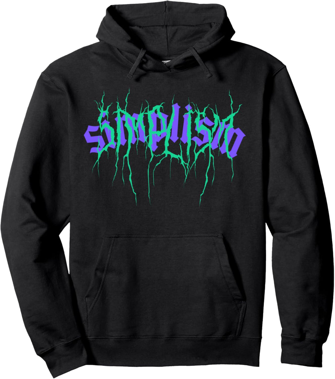 Simplism — Ausgefallene, ästhetische Streetwear Pullover Hoodie