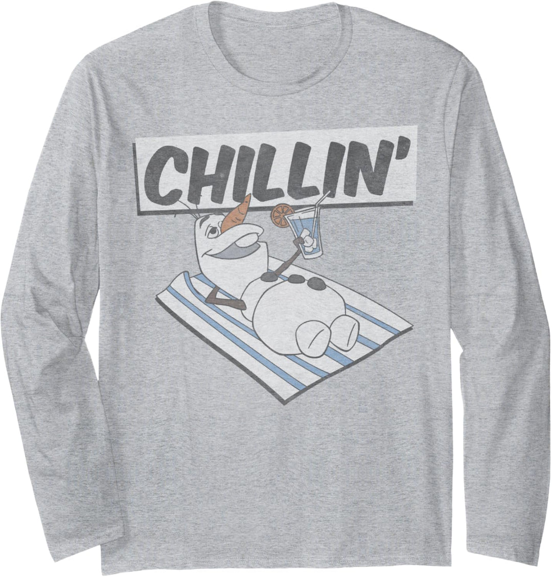 Disney Frozen Olaf Chillin' In Summer Langarmshirt
