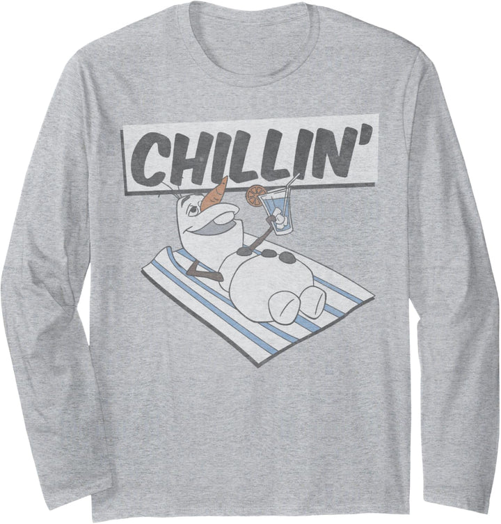 Disney Frozen Olaf Chillin' In Summer Langarmshirt