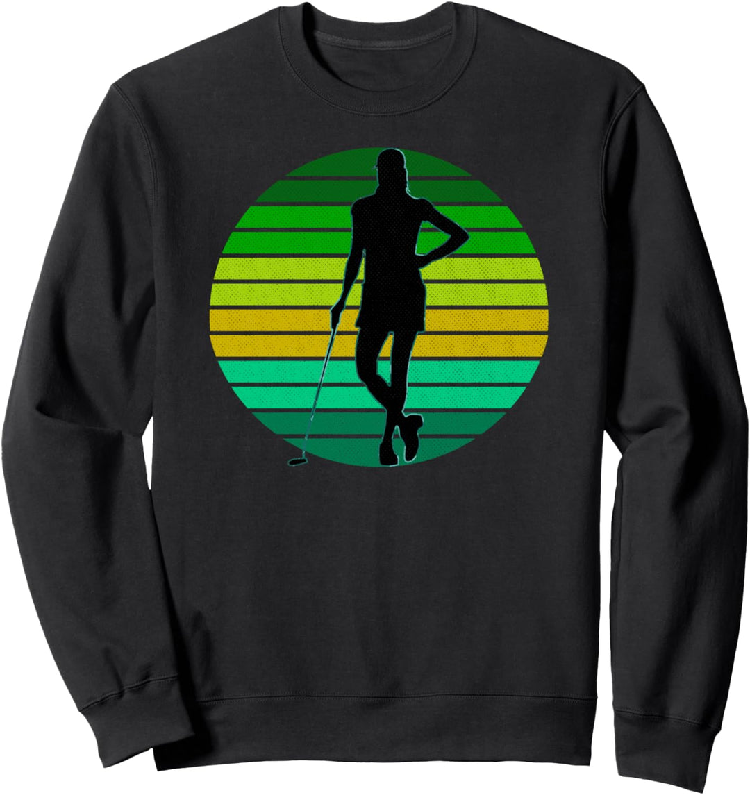 Damen Vintage Golfer Sweatshirt