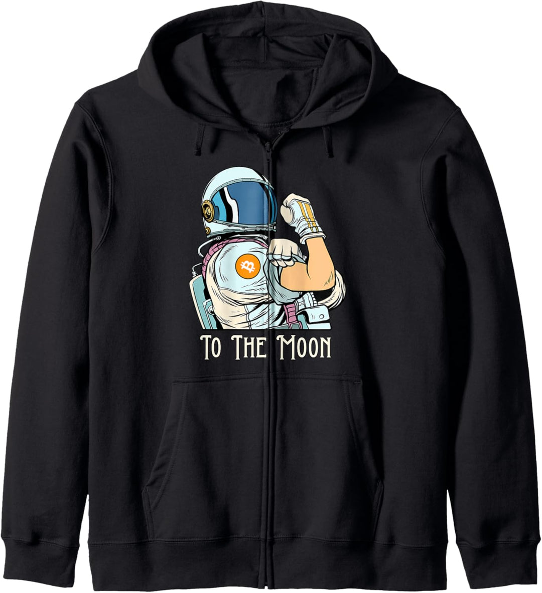 Crypto Currency Talk Link - Fun Bitcoin We Can Do It Merch Kapuzenjacke