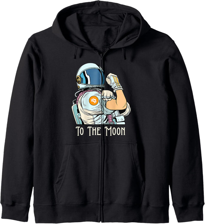 Crypto Currency Talk Link - Fun Bitcoin We Can Do It Merch Kapuzenjacke