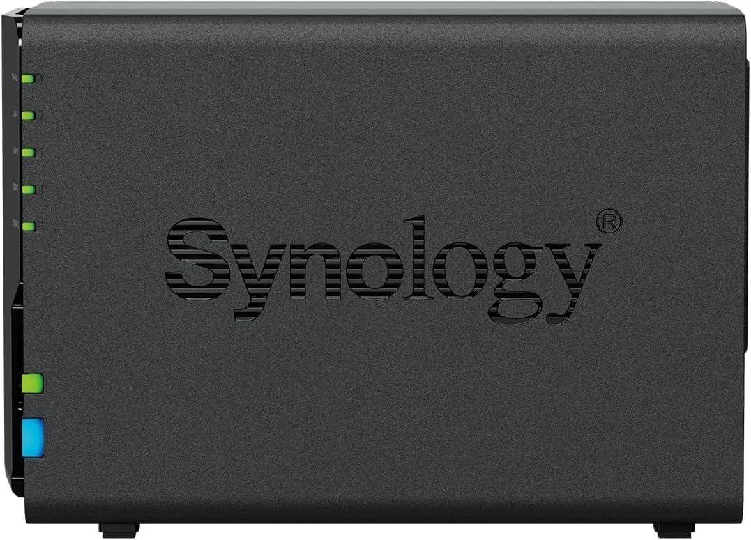 Synology DS224+ 2-Bay Diskstation NAS (Intel Celeron J4125 4-Core 2.0 GHz 2GB DDR4 RAM 2xRJ-45 1GbE