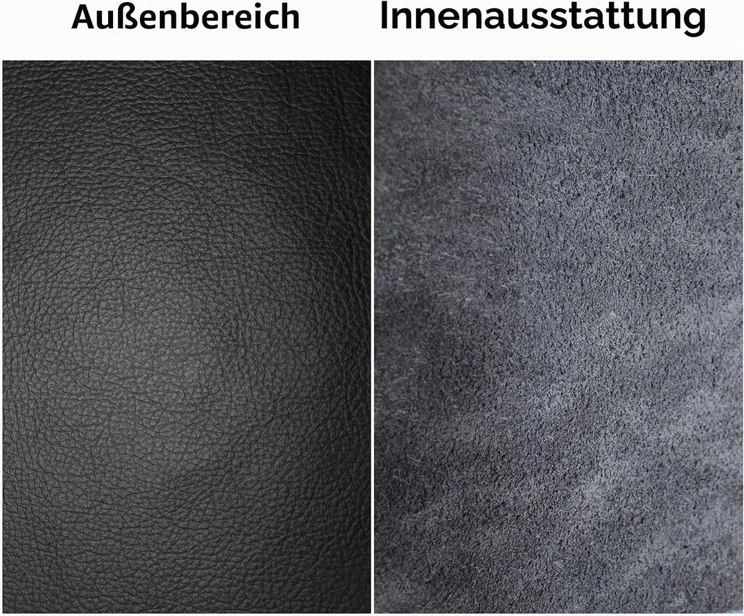 Leather und Leder für Lederwaren, Kleidung, Bastelprojekte, Handwerker und Designer (50 x 40 cm) Sch