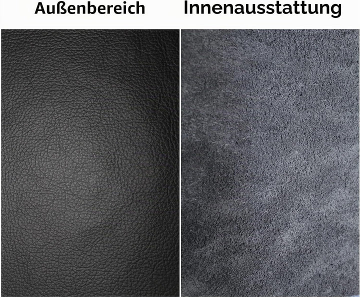 Leather und Leder für Lederwaren, Kleidung, Bastelprojekte, Handwerker und Designer (60 x 50 cm) Sch