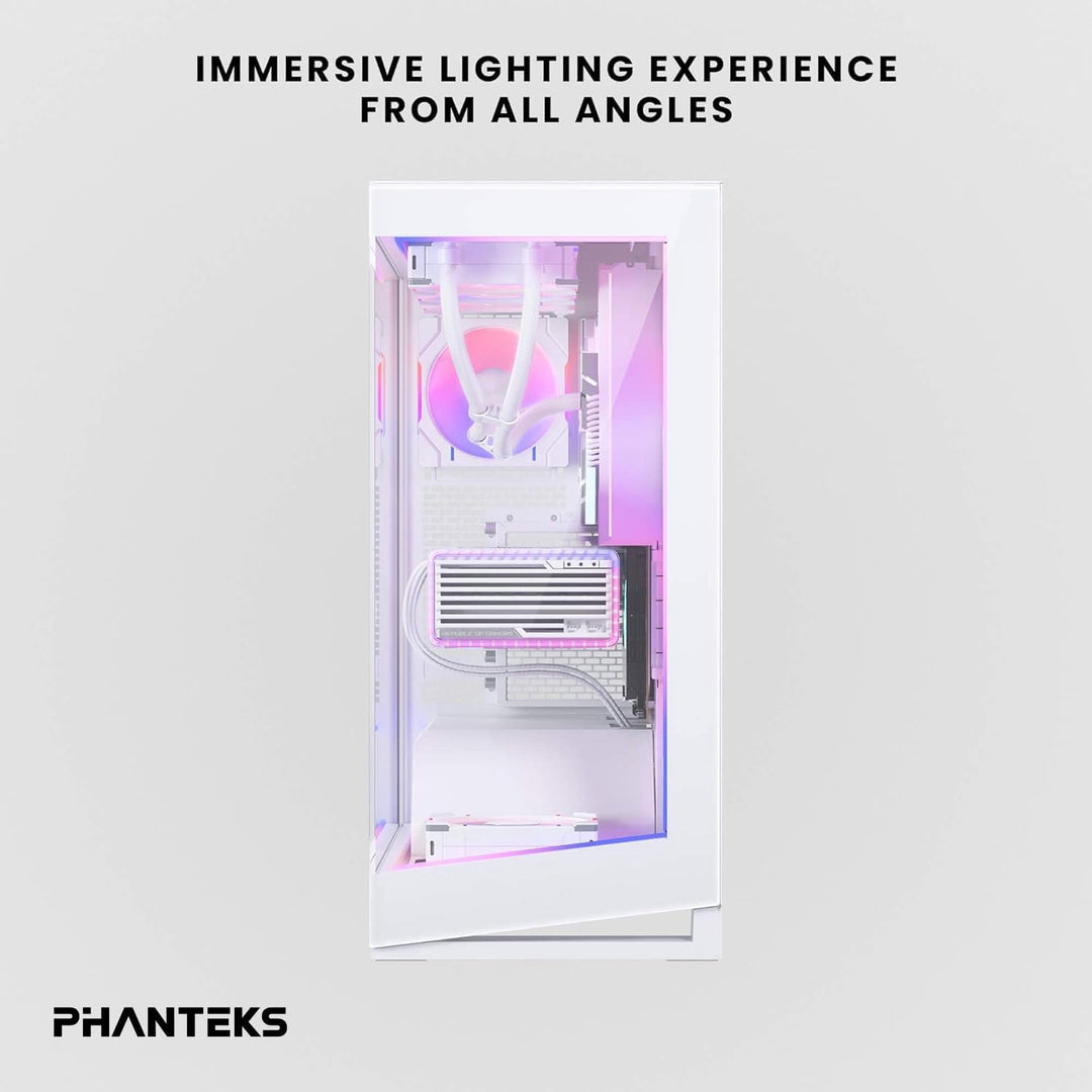 Phanteks NV5 Premium DRGB Kit Power-Hub, 3X für Aussenrahmen, 1x Mainboard Kabel-Cover - weiss Black