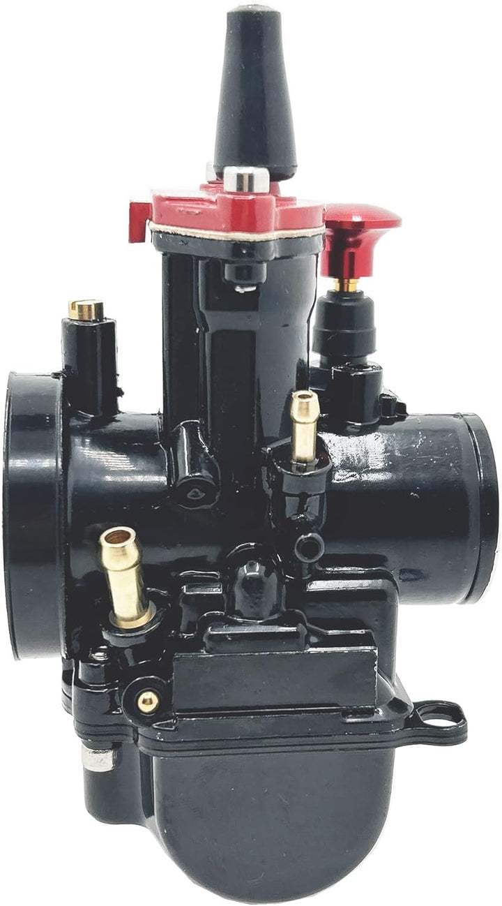 Hippotech Vergaser PWK 21 mm Motorradvergaser, für 50 cc bis 100 cc Power Jet Vergaser Carb Racing U