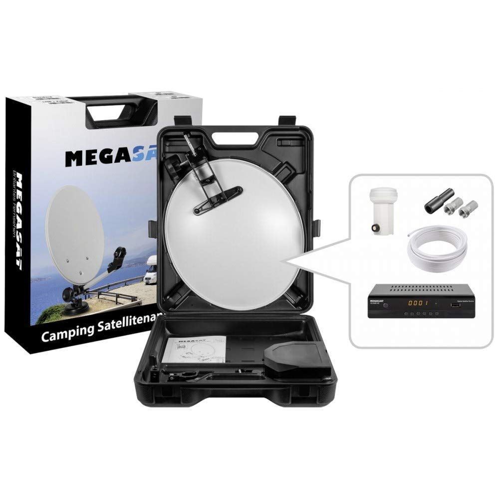 Megasat 9101628 HD 6000 Camping SAT-Anlage mit Receiver