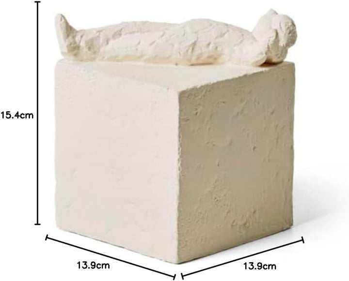 Kähler Fische H13 cm Astro Skulpturen Spiritueller Fokus Intuition, Sand, Fische