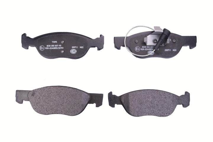 HELLA PAGID 8DB 355 007-901 Bremsbelagsatz - T1095 - Dicke/Stärke: 17.9mm - Bremssystem: Teves - mit