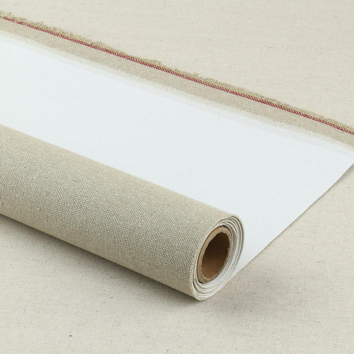 TOUROCMONT Leinwand auf Rolle Leinen -500 g/m² Leinen Maltuch Breite 108cm Leinwandrolle 3M 108cm x