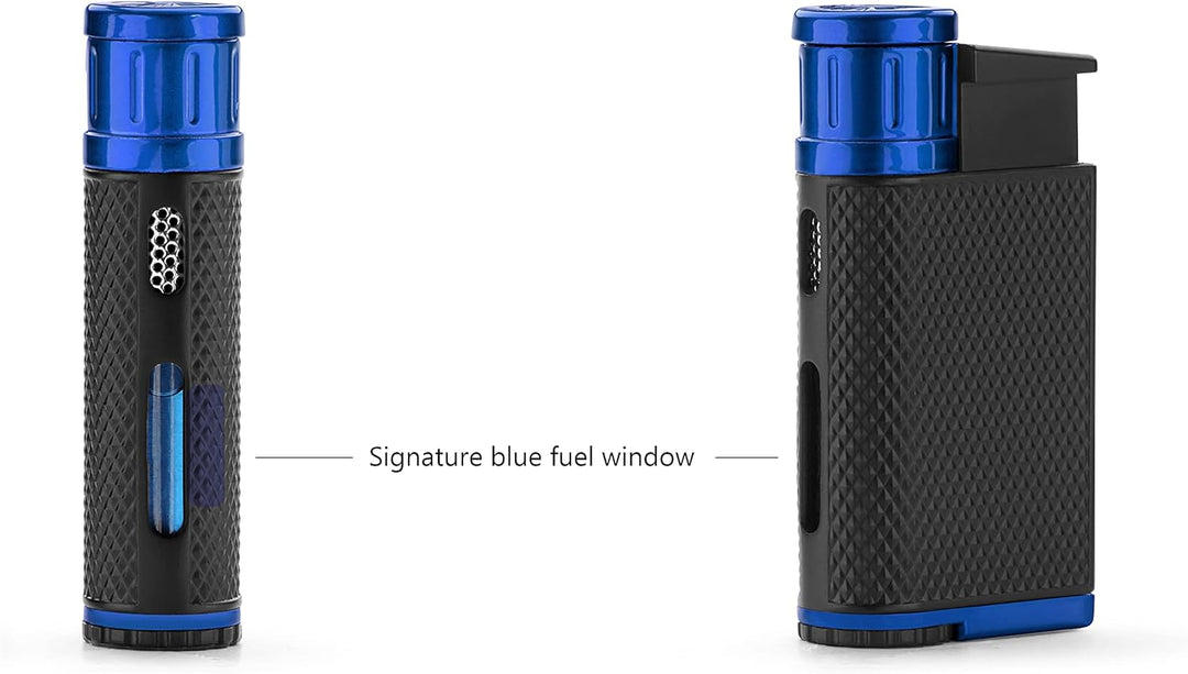 Colibri Evo Sturmfeuerzeug Mit Jet Flamme | Zigarren Und Zigaretten Feuerzeug | Windbeständig | Funk