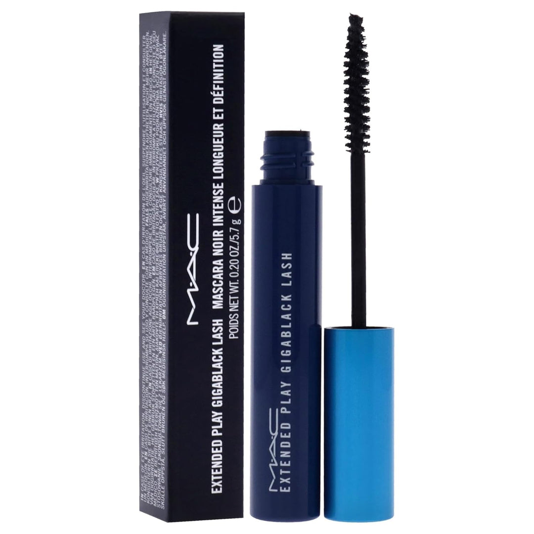 MAC Extended Play Gigablack Lash Mascara Schwarz 5.7 g (1er Pack), Schwarz 5.7 g (1er Pack)