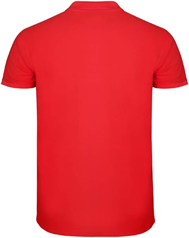 Poloshirt für Kinder, 100 % Baumwolle, mit kurzen Ärmeln, geripptem Kragen, Patte und drei Knöpfen,