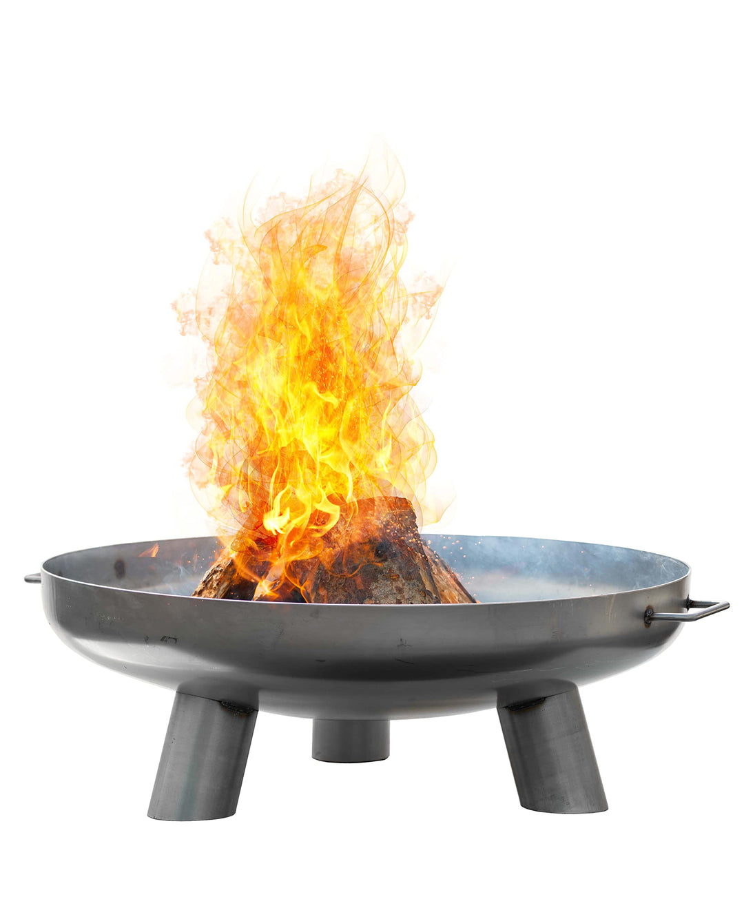 Czaja Feuerschalen® Edelstahl Feuerschale Coburg Ø 80 cm ohne Wasserablauf aus rostfreiem, hitzebest