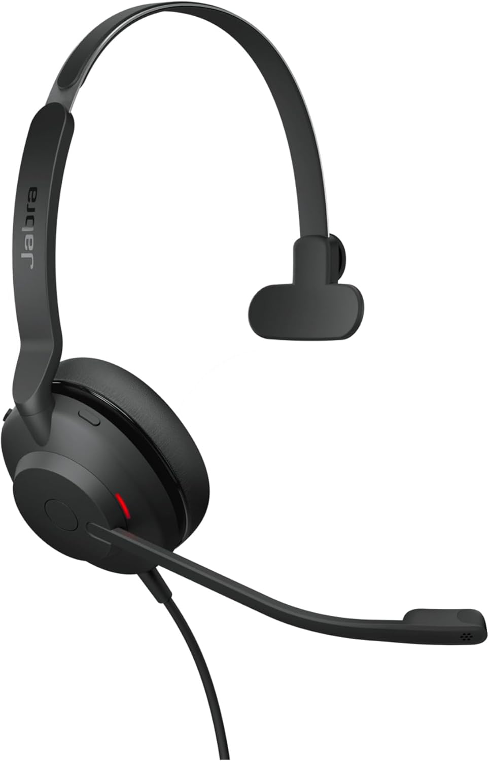 Jabra Evolve2 30 Headset – Mono Kopfhörer mit Noise Cancelling – UC Zertifiziert – mit 2-Mikrofon An