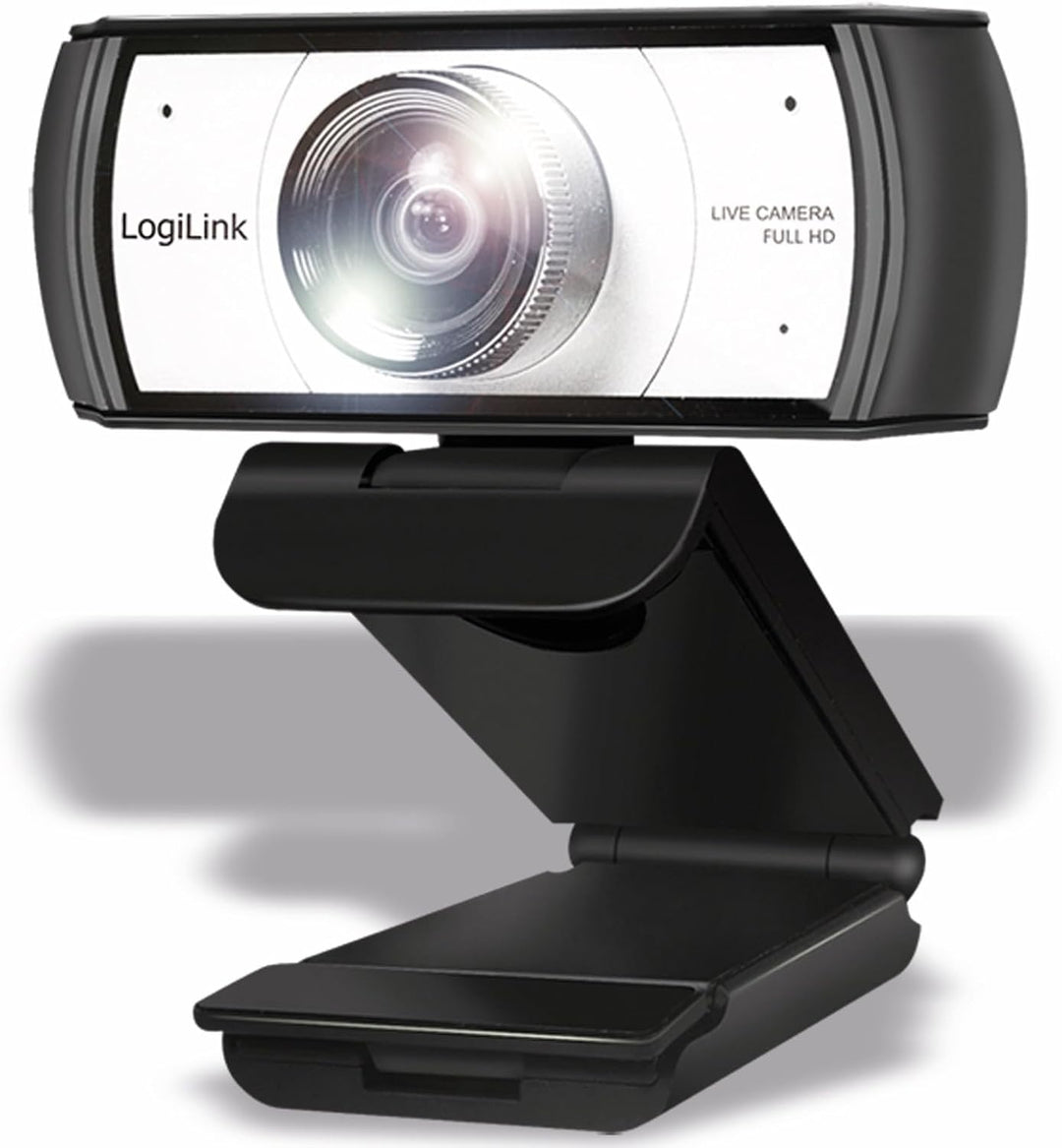 LogiLink UA0377 - Konferenz HD-USB-Webcam, 120° Ultraweitwinkelobjektiv, Dual-Mikrofon mit Rauschunt
