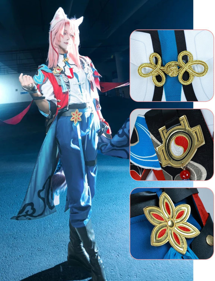 CR ROLECOS Honkai Star Rail March 7th Anaxa Cosplay Kostüm Outfit Spielfiguren Uniform Full Set Hall