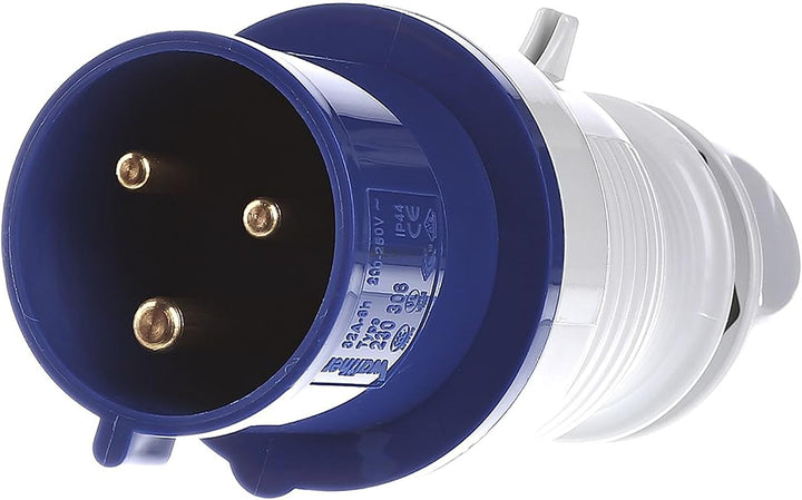 EV EXPERT WALTHER Hochwertiger Adapter von Schukostecker 16 A auf CEE-Steckdose 16-32 A 5-polig 0,5
