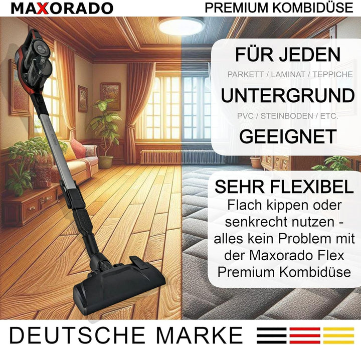 Staubsauger Komfort Kombidüse kompatibel mit Philips Speedpro Max Aqua Ersatzteil Zubehör Bodendüse