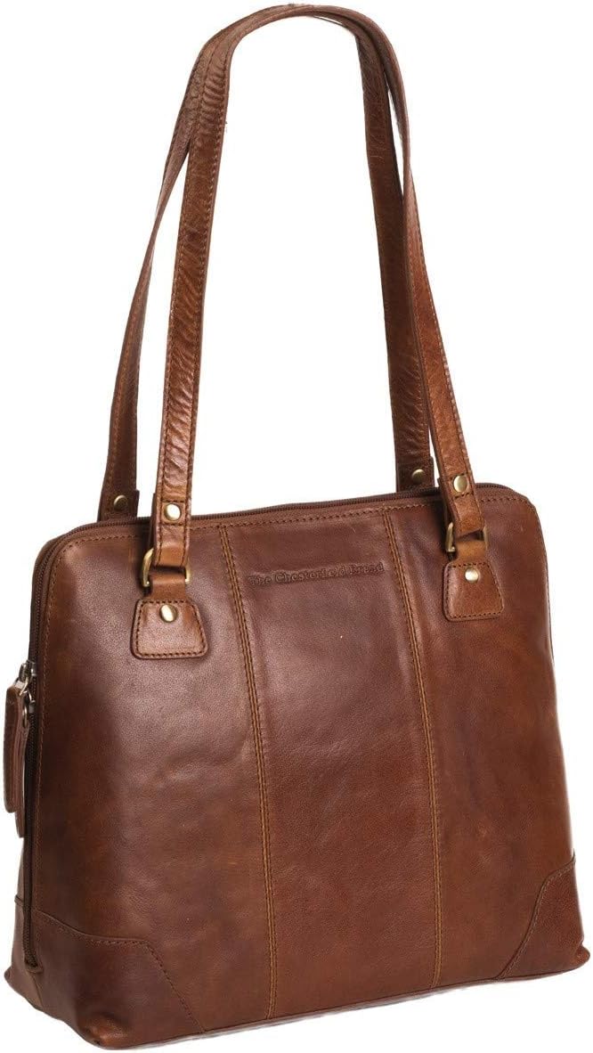 The Chesterfield Brand Antique Buff Elly Schultertasche Leder 30 cm Cognac Einheitsgrösse, Cognac Ei