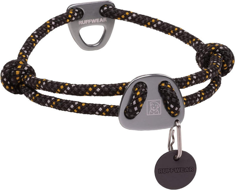 Knot-a-Collar, 14"-20", Obsidian Black Obsidian Schwarz M (36-51 cm), Obsidian Schwarz M (36-51 cm)