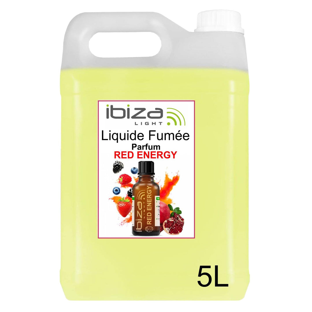 Ibiza - Rauchflüssigkeit – Kanister mit 5 Litern Flüssigkeit Ibiza Light SMOKE5L-N für Nebelmaschine