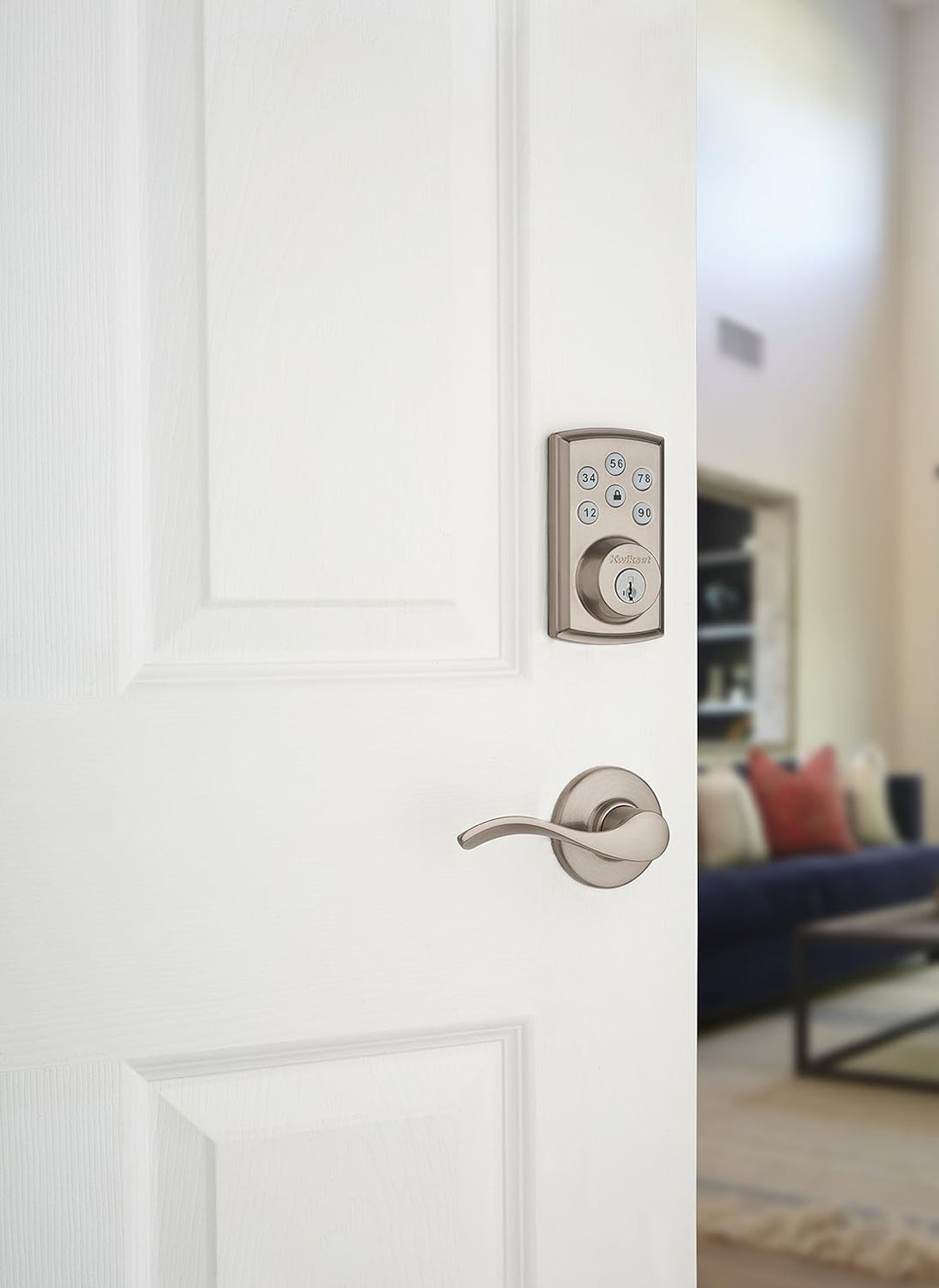Kwikset 98880-004 SmartCode 888 Smart Lock Touchpad Elektronisches Riegelschloss mit Z-Wave Plus mit