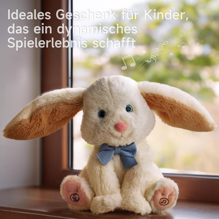 TUMAMA KIDS Kinderspielzeug, Hasen Spielzeug Kuscheltier hase, Elektrischer Plüschtier Pets, Spreche