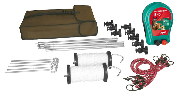 Kerbl Wanderreiter-Set, komplett mit Batteriegerät B40