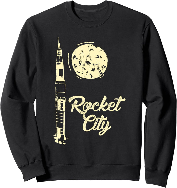 Rocket City Space Trip Moon Bekleidung Huntsville Sweatshirt