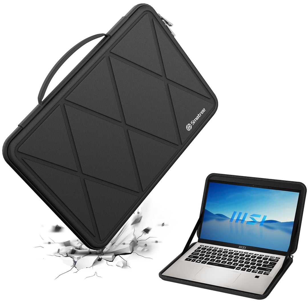 Smatree Hard Eva Schutzhülle Kompatibel für 14 Zoll MSI Prestige 14 A12UC/A12SC/A11SCX/A10SC/EVO A11
