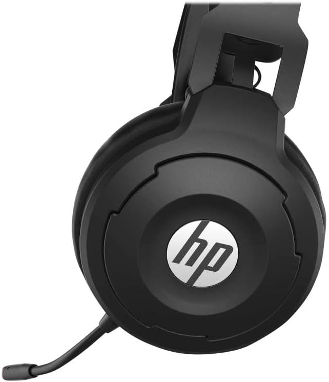 HP X1000 Wireless Gaming Headset (Kabellos, USB-Dongle, 7.1 Surround Sound, 50mm Treiber, Mikrofon,