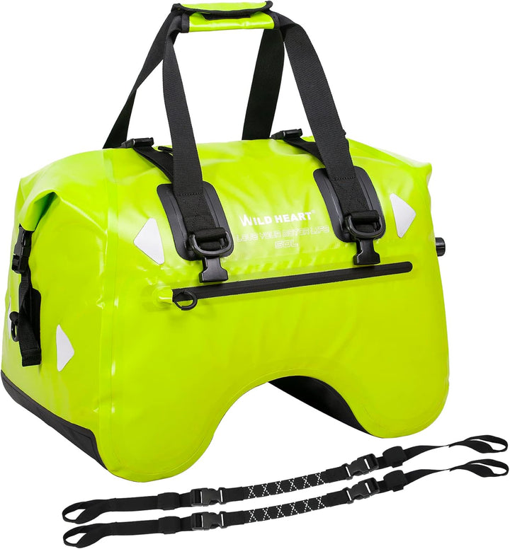 WILD HEART Motorrad-Rücksitztasche U-förmige wasserdichte Hecktasche 50L Motorradausrüstung Lokomoti