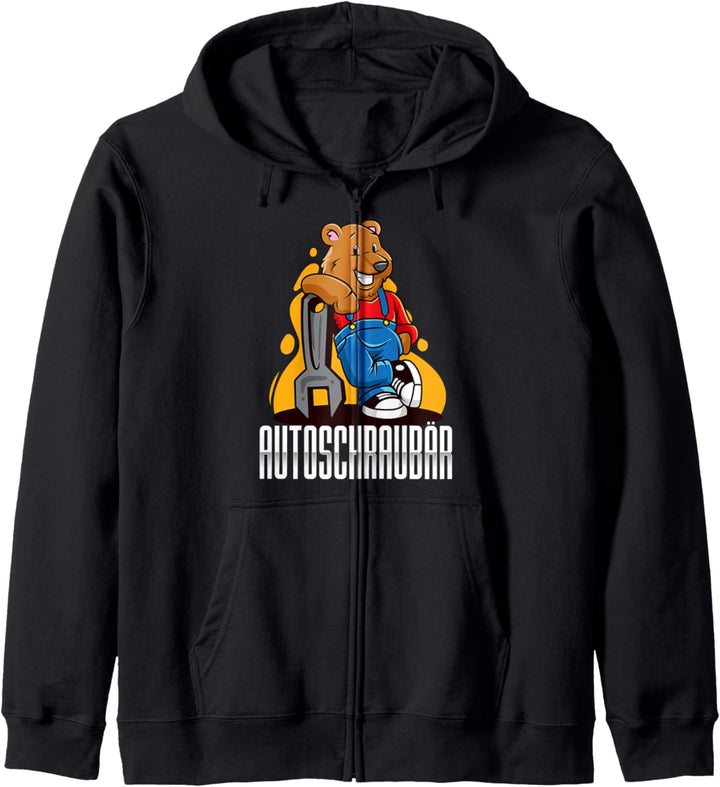 Autoschraubär | KFZ Mechaniker Humor | Lustiger Spruch Kapuzenjacke