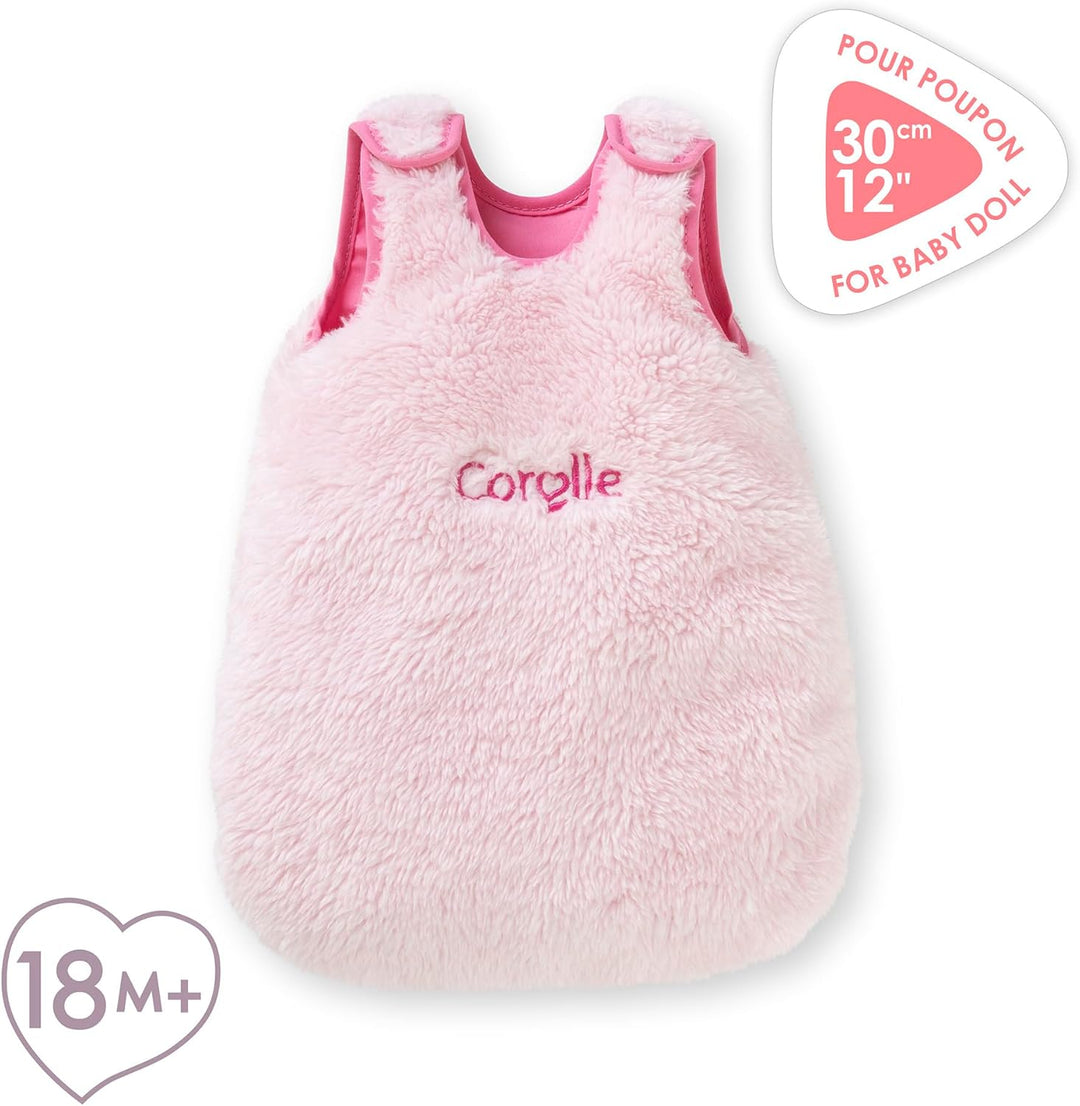 Corolle Mon Premier Poupon Schlafsack Plüsch, für alle 30cm Babypuppen, ab 18 Monaten