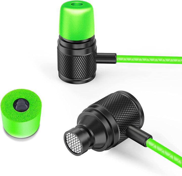 LUDOS Ultra Kopfhörer In Ear Ohrhörer mit Kabel und Mikrofon, Kristallklarer Klang, Ausgewogene Höhe