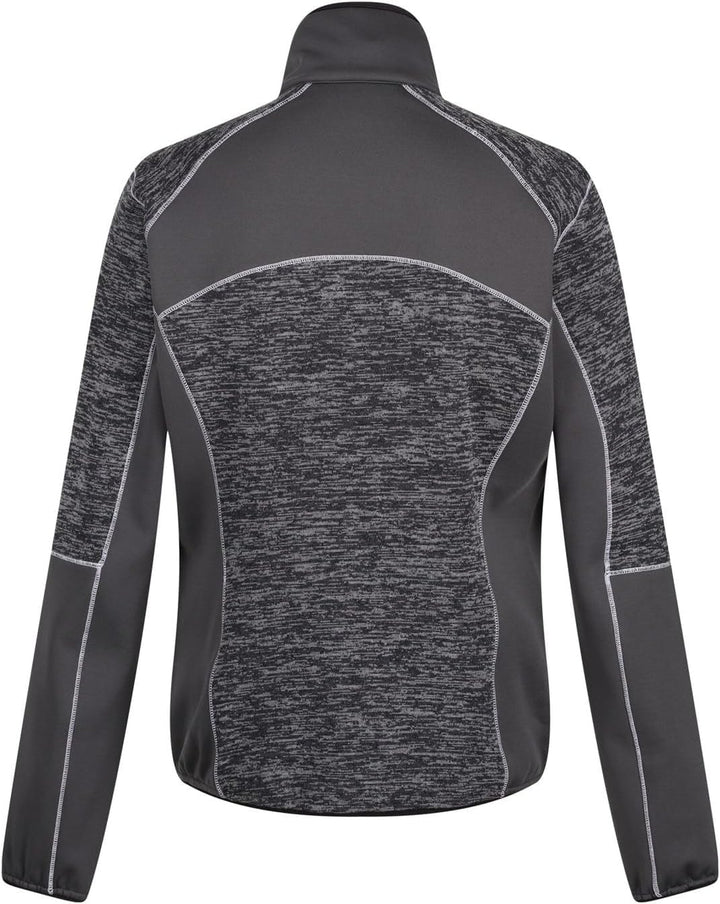 Regatta Strickfleecejacke Damen Lindalla 46 Grau, 46 Grau