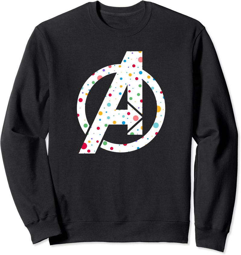 Marvel Avengers A Logo Polka Dots Sweatshirt