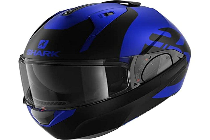 Shark, EVO ES KEDJE BKB Modularer Motorradhelm S blau matt schwarz
