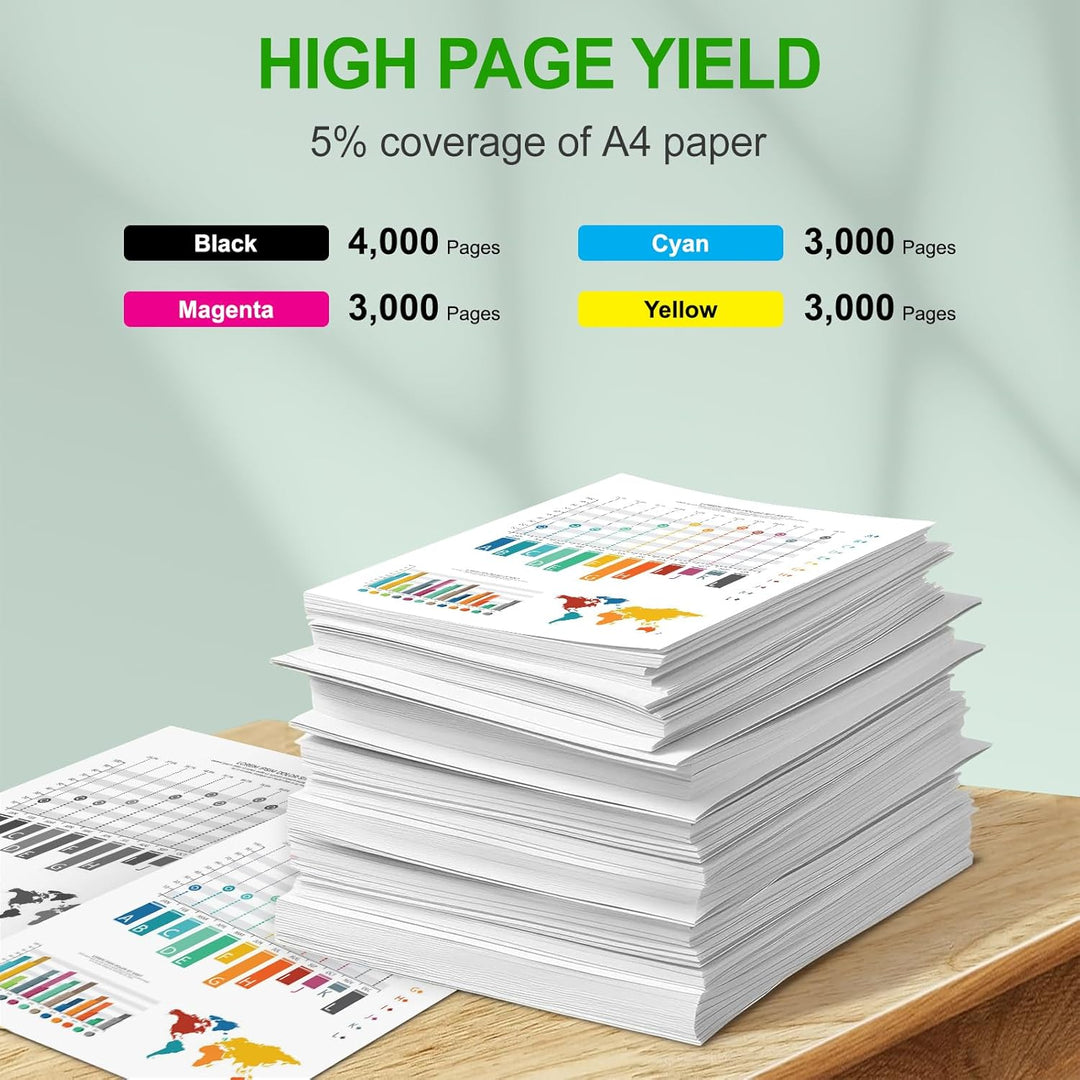 SINOPRINT Kompatibel mit Kyocera TK5240 TK-5240 Tonerkartusche TK-5240K TK-5240C TK-5240M TK-5240Y 1