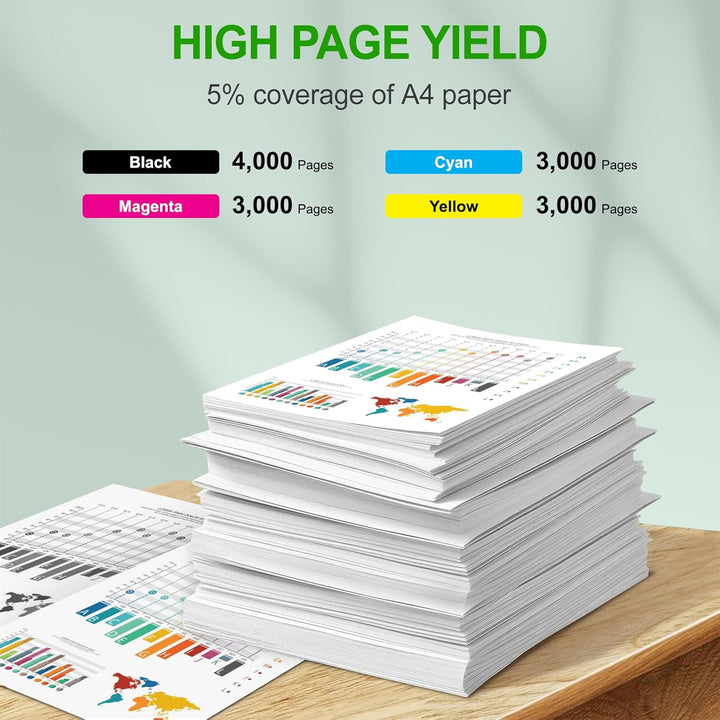 SINOPRINT Kompatibel mit Kyocera TK5240 TK-5240 Tonerkartusche TK-5240K TK-5240C TK-5240M TK-5240Y 1