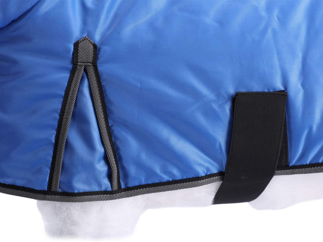 Ziegenmäntel Atmungsaktiv Viehschutz Ziegendecke Schafdecken mit Hals S blau, S blau
