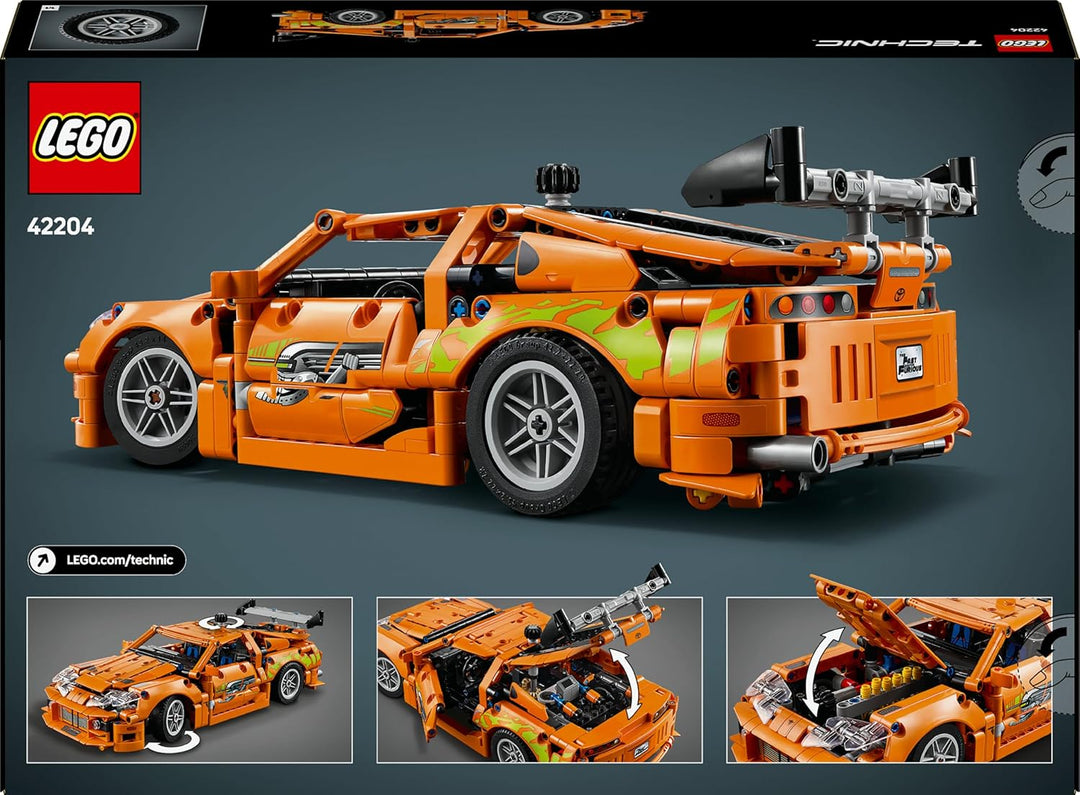 LEGO Technic Fast and Furious Toyota Supra MK4 - Spielzeug Auto - Mit 6-Zylinder-Motor & aufklappbar