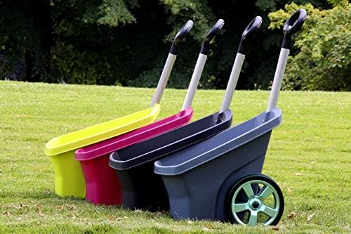 Schubkarre Gartenschubkarre 67 Liter Gartenkarre Transportkarre Gartentrolly Handwagen Laubkarre (gr