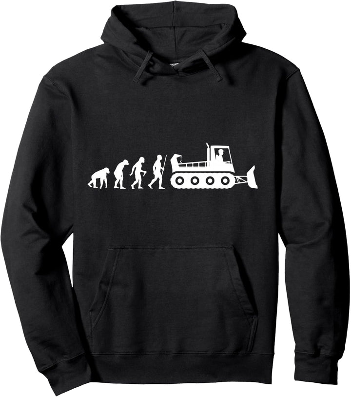 Evolution Pistenraupe Snowcat Snow Driver Pullover Hoodie
